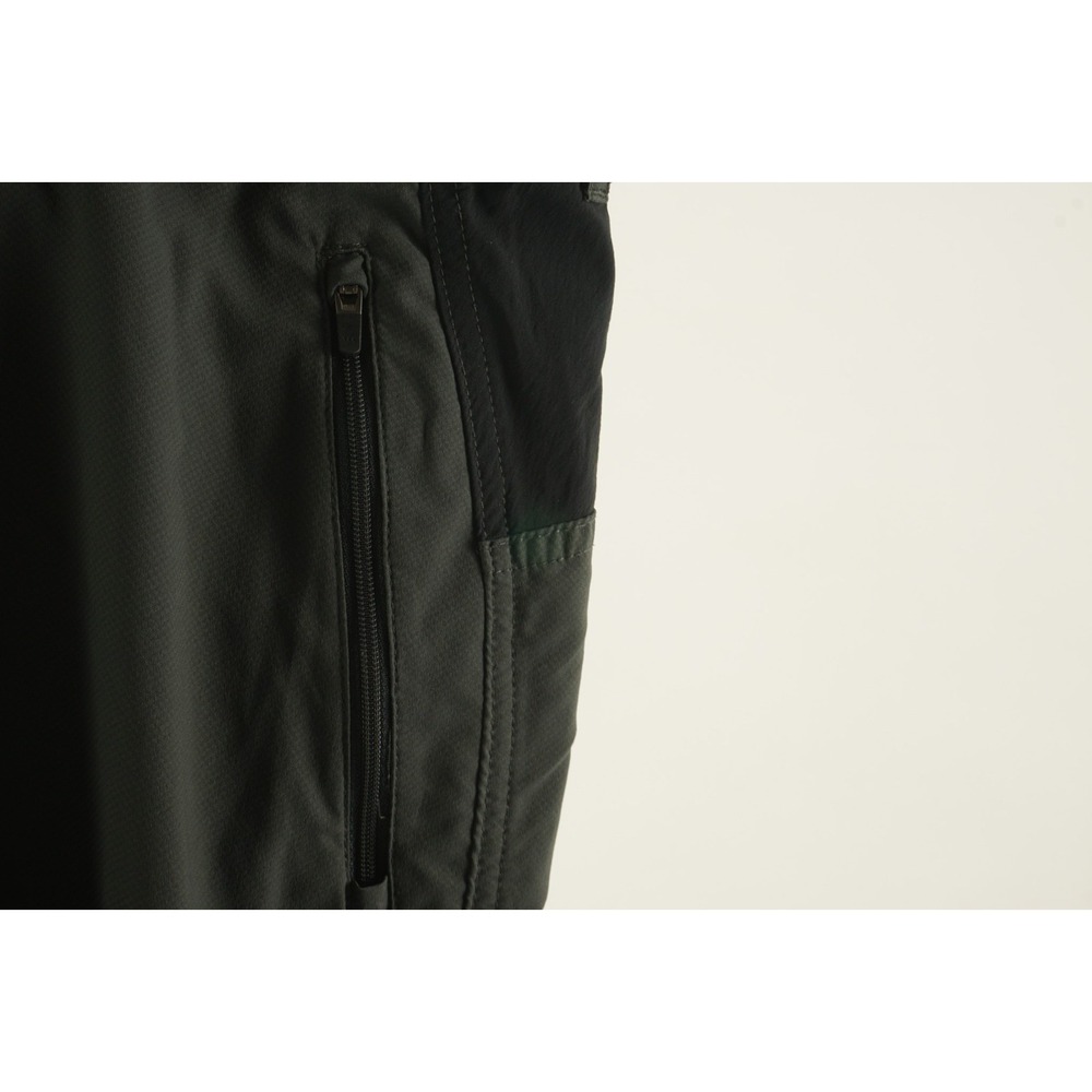 Novara Mens XL Gray Woven Nylon Ripstop Stretch Zip Pocket Biking Cycling Shorts - Picture 6 of 11
